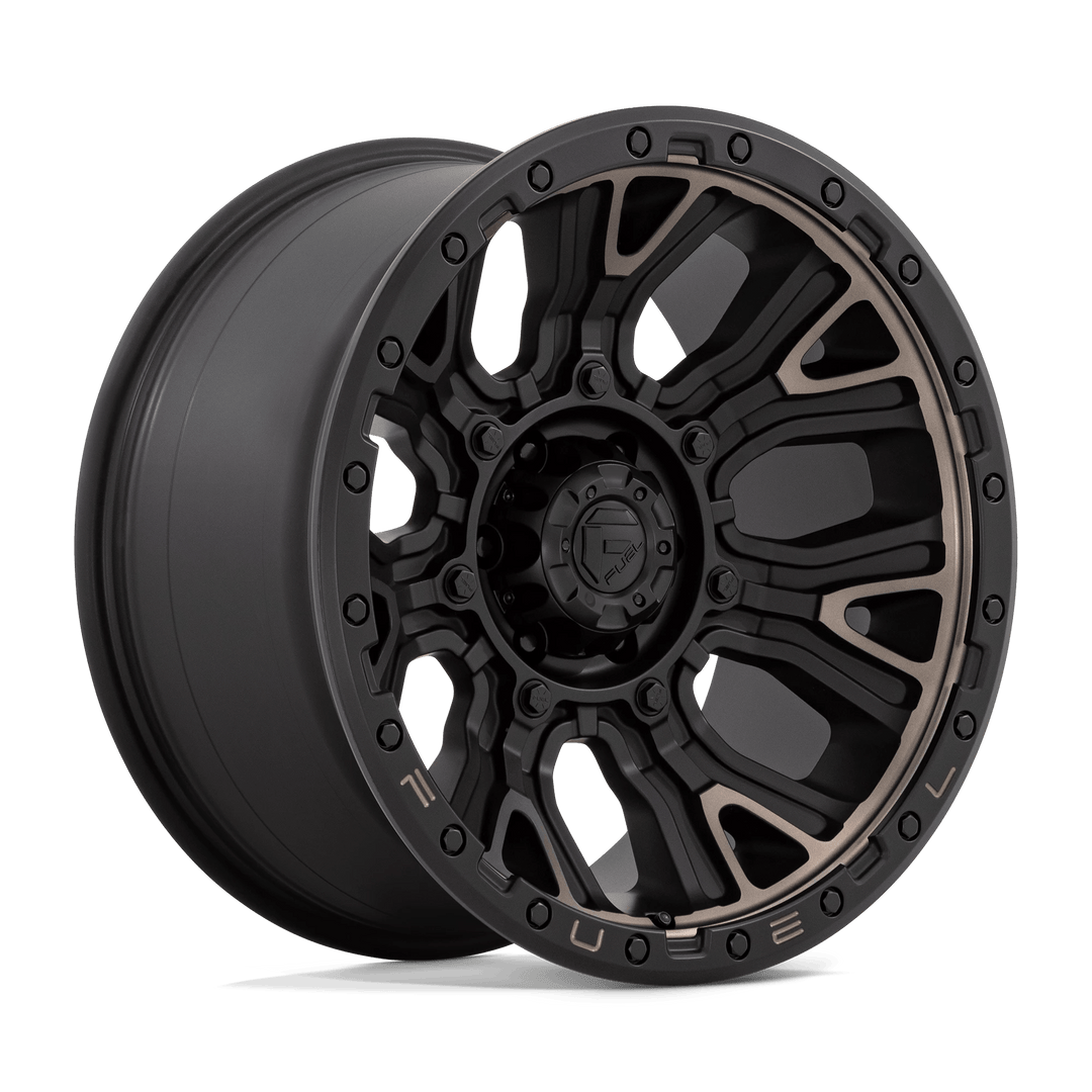 Fuel 1PC D824 TRACTION Wheel | Matte Black W/ Double Dark Tint