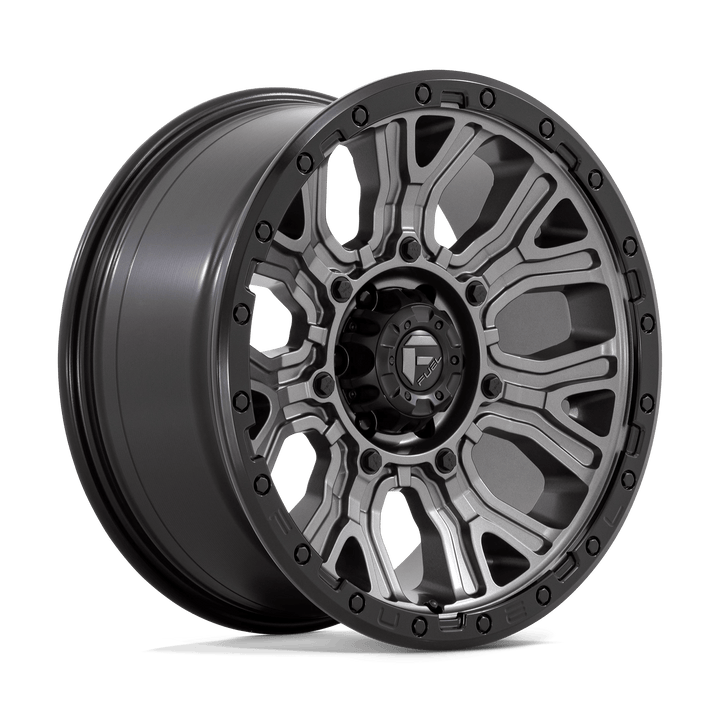 Fuel 1PC D825 TRACTION Wheel | Matte Gunmetal W/ Black Ring