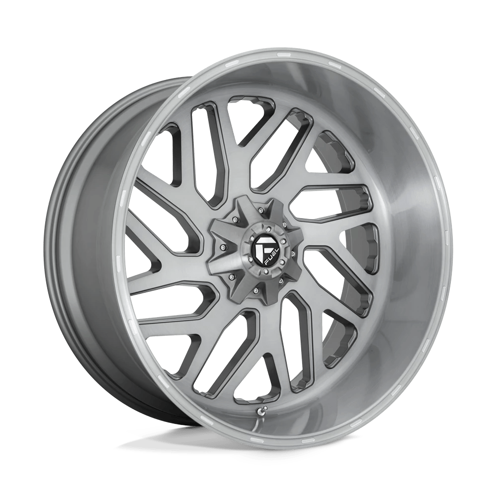 Fuel 1PC D715 TRITON PLATINUM Wheel | Brushed Gun Metal Tinted Clear
