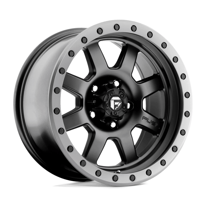 Fuel 1PC D551 TROPHY Wheel | Matte Black Gun Metal Ring