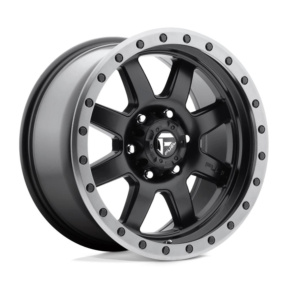 Fuel 1PC D551 TROPHY Wheel | Matte Black Gun Metal Ring