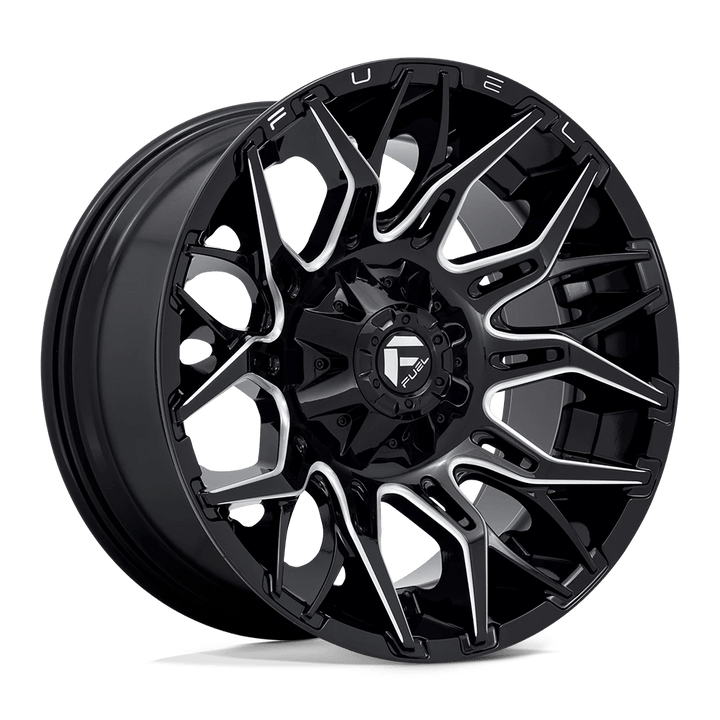 Fuel 1PC D769 TWITCH Wheel | Glossy Black Milled