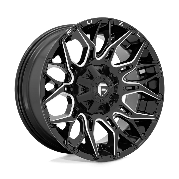 Fuel 1PC D769 TWITCH Wheel | Glossy Black Milled