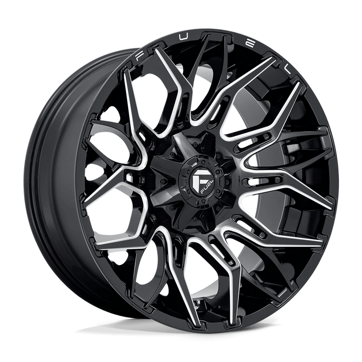 Fuel 1PC D769 TWITCH Wheel | Glossy Black Milled