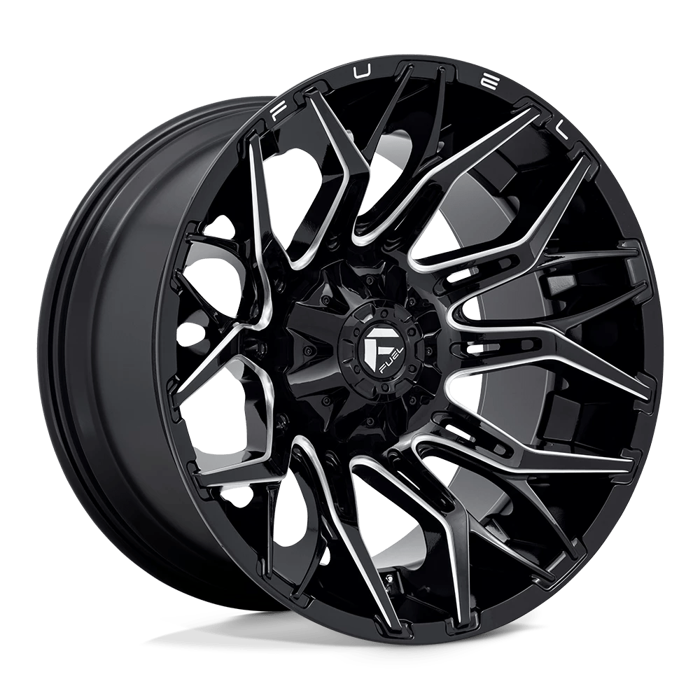 Fuel 1PC D769 TWITCH Wheel | Glossy Black Milled