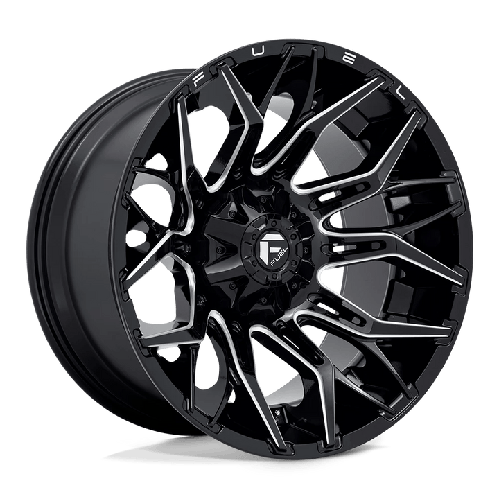 Fuel 1PC D769 TWITCH Wheel | Glossy Black Milled