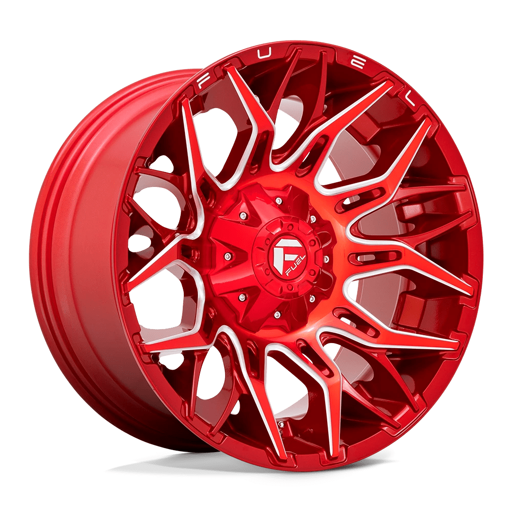 Fuel 1PC D771 TWITCH Wheel | Candy Red Milled