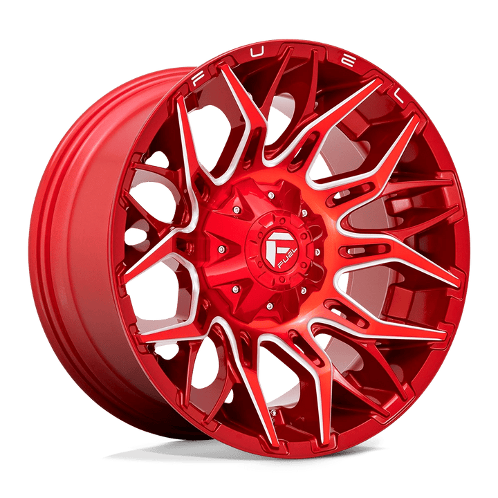 Fuel 1PC D771 TWITCH Wheel | Candy Red Milled