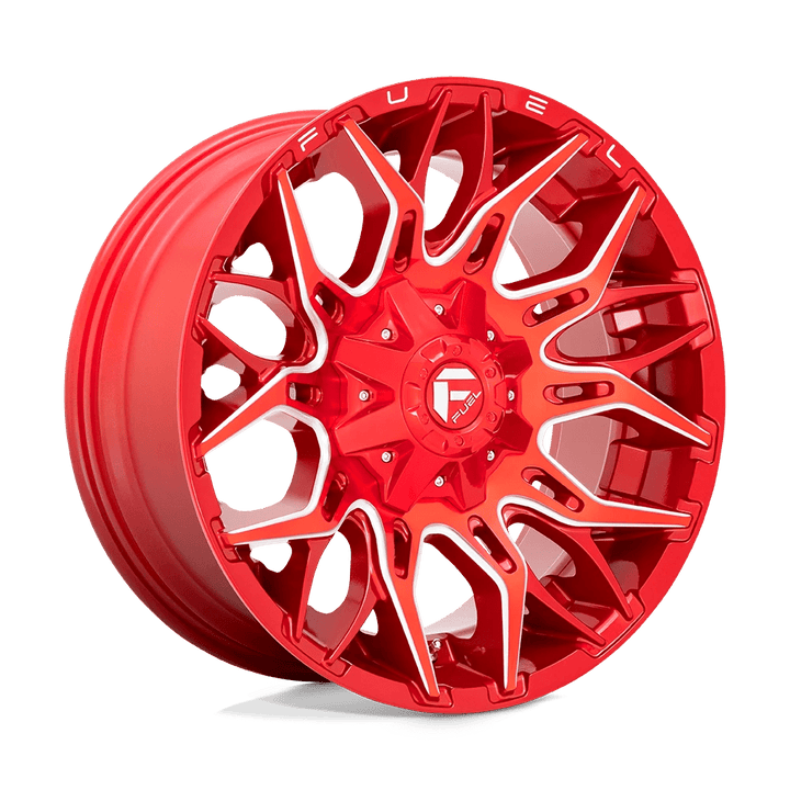 Fuel 1PC D771 TWITCH Wheel | Candy Red Milled