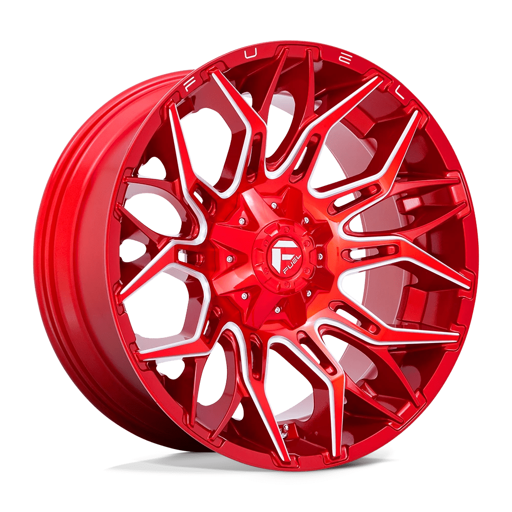 Fuel 1PC D771 TWITCH Wheel | Candy Red Milled