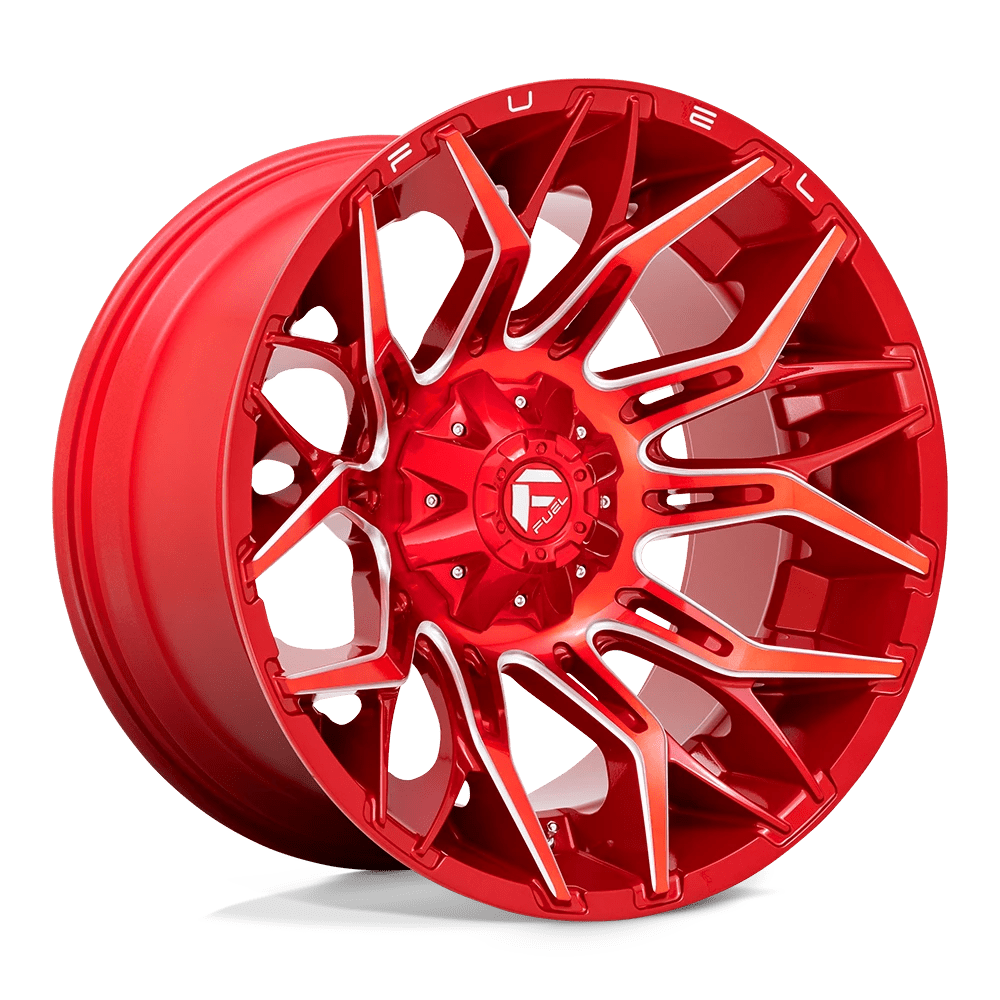 Fuel 1PC D771 TWITCH Wheel | Candy Red Milled