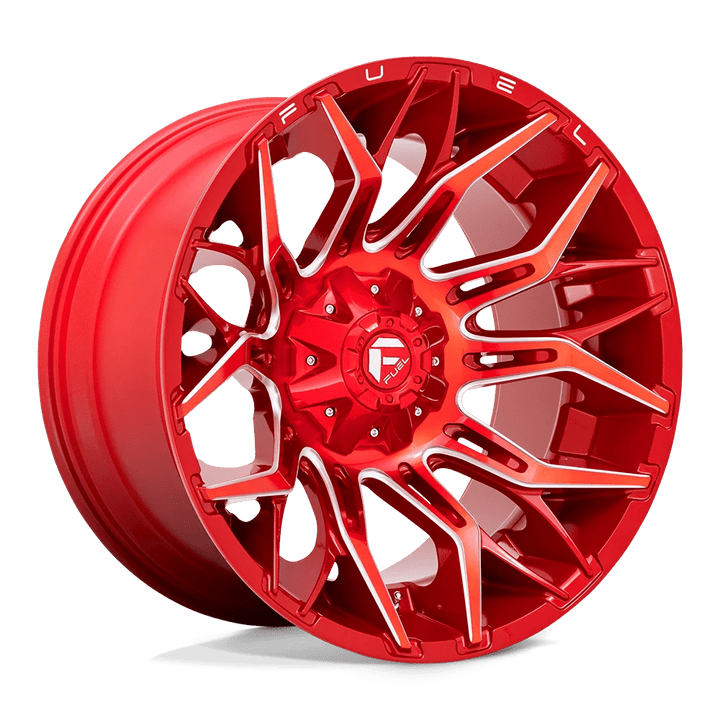 Fuel 1PC D771 TWITCH Wheel | Candy Red Milled
