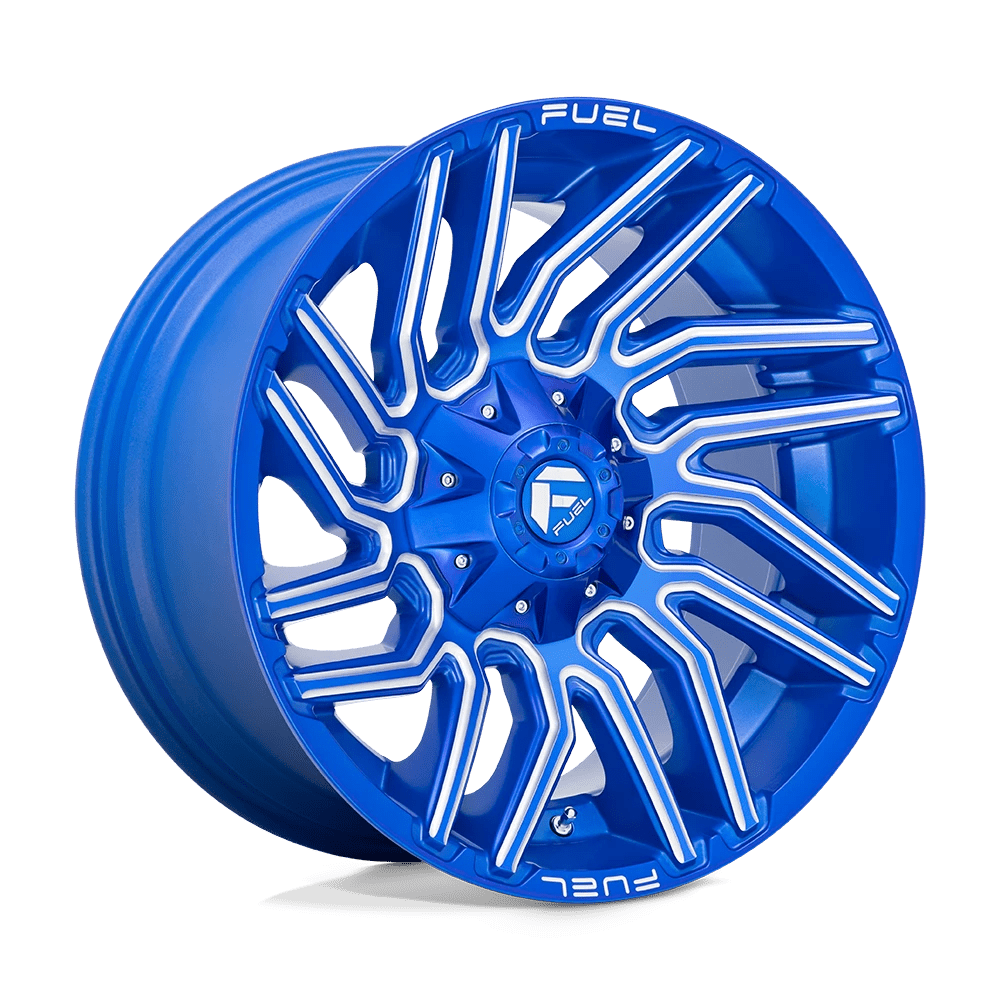 Fuel 1PC D774 TYPHOON Wheel | Anodized Blue Milled
