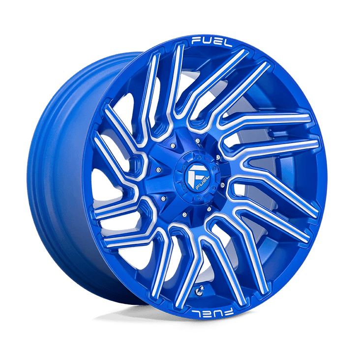 Fuel 1PC D774 TYPHOON Wheel | Anodized Blue Milled