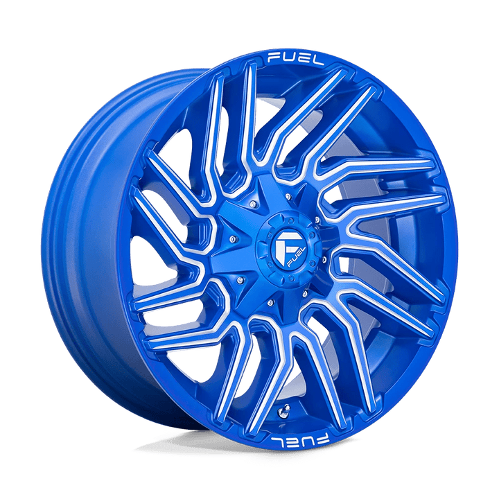 Fuel 1PC D774 TYPHOON Wheel | Anodized Blue Milled