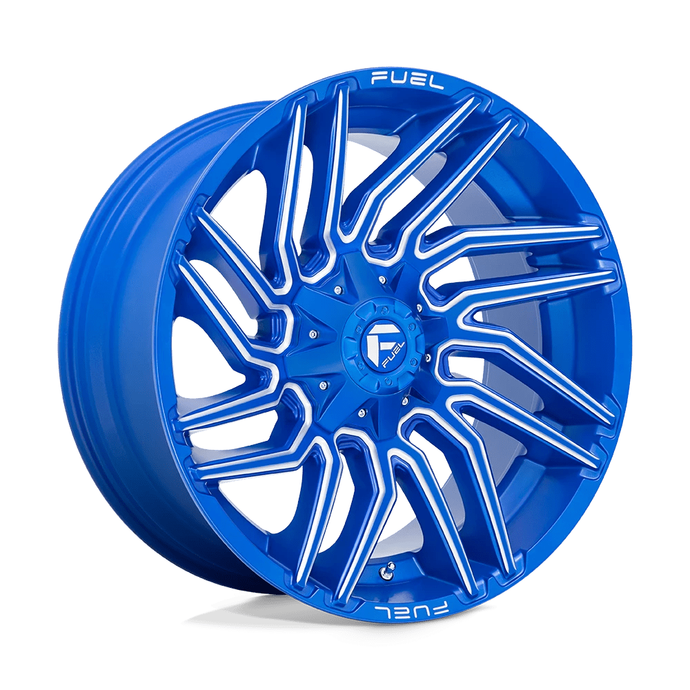 Fuel 1PC D774 TYPHOON Wheel | Anodized Blue Milled