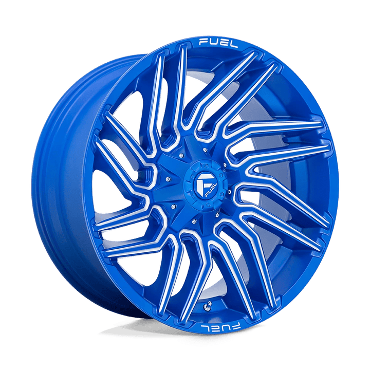 Fuel 1PC D774 TYPHOON Wheel | Anodized Blue Milled