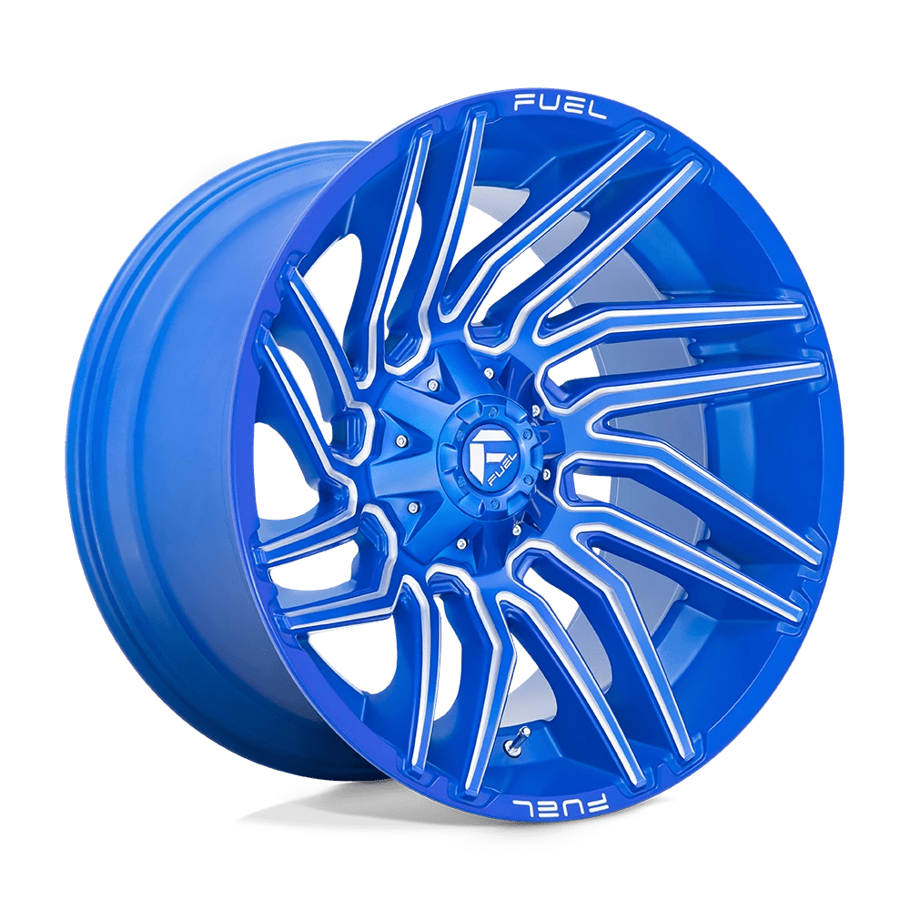 Fuel 1PC D774 TYPHOON Wheel | Anodized Blue Milled