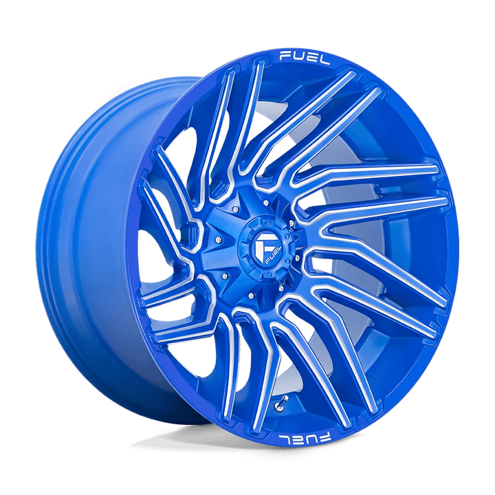 Fuel 1PC D774 TYPHOON Wheel | Anodized Blue Milled