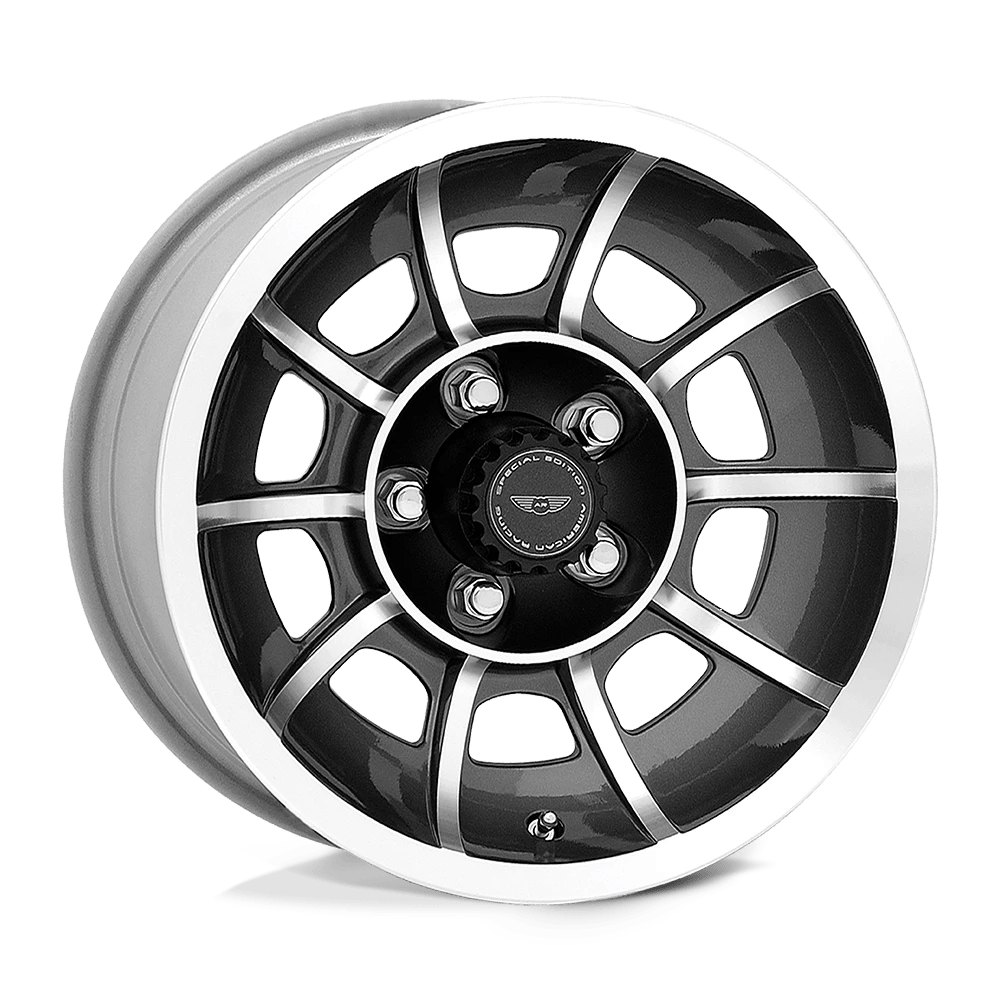 American Racing Vintage VN47 VECTOR Wheel | Anthracite Gray W/ Machined Face
