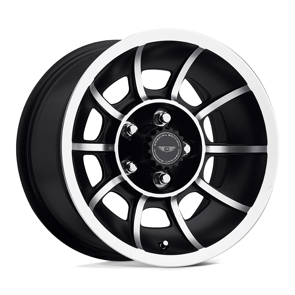 American Racing Vintage VN47 VECTOR Wheel | Satin Black Machined