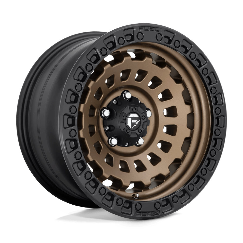 Fuel 1PC D634 ZEPHYR Wheel | Matte Bronze Black Bead Ring
