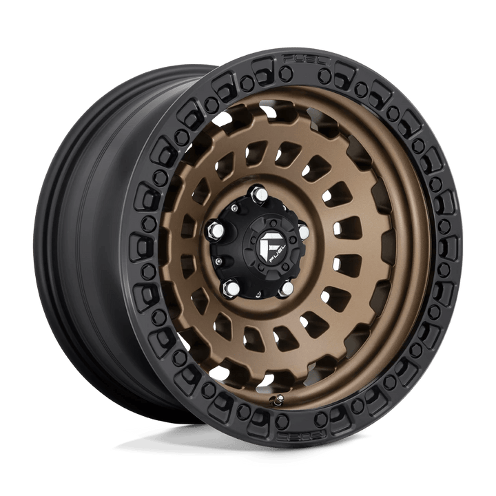 Fuel 1PC D634 ZEPHYR Wheel | Matte Bronze Black Bead Ring
