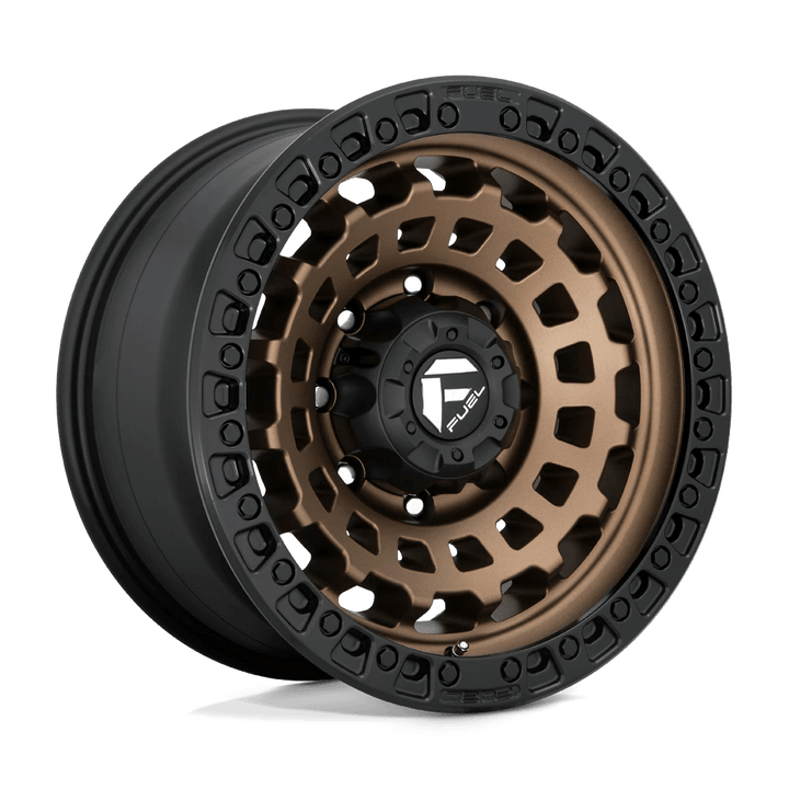 Fuel 1PC D634 ZEPHYR Wheel | Matte Bronze Black Bead Ring