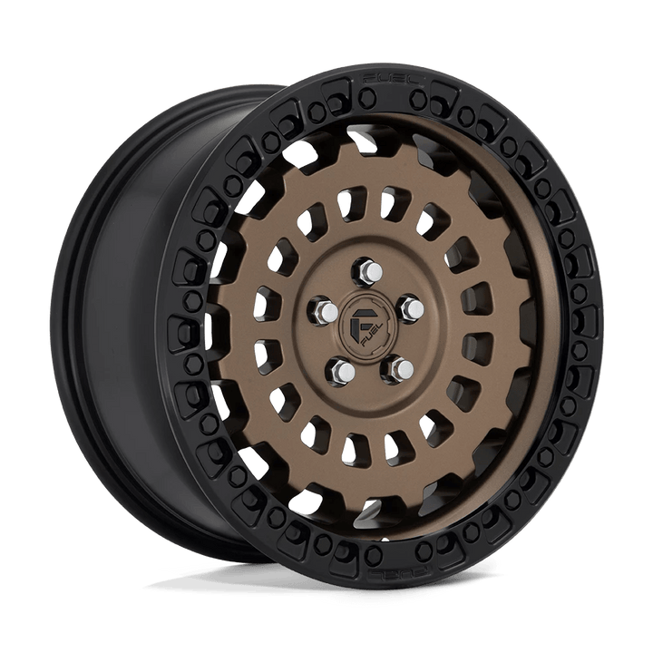 Fuel 1PC D634 ZEPHYR Wheel | Matte Bronze Black Bead Ring