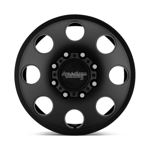 American Racing AR204 Baja Dually 16x6 Satin Black Wheel with 8x165.1 Bolt Pattern and +111 Offset