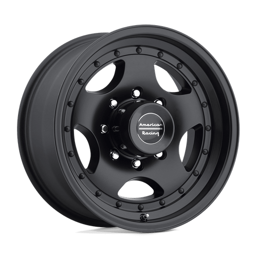 American Racing AR23 16x8 Satin Black Wheel with 5x139.7 Bolt Pattern