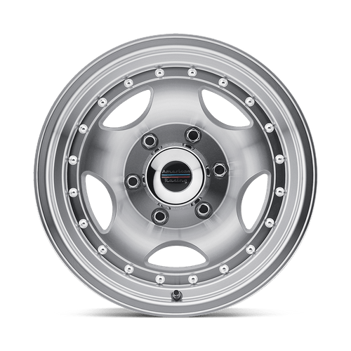 American Racing AR23 Type 23 15x7 Machined with Clear Coat - 6mm Offset