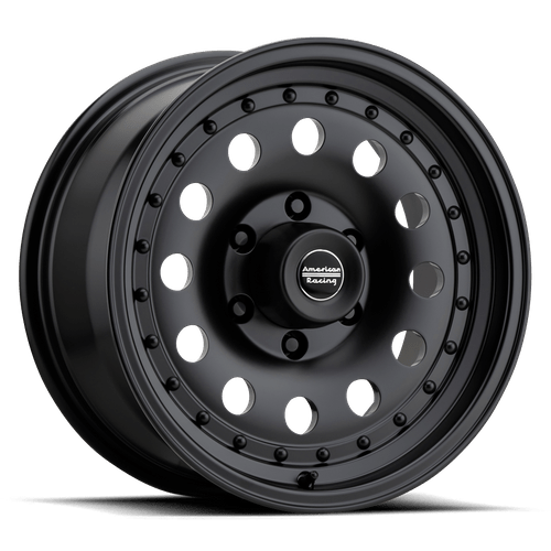 American Racing AR62 Outlaw II 15x10 Satin Black Wheel with -38mm Offset