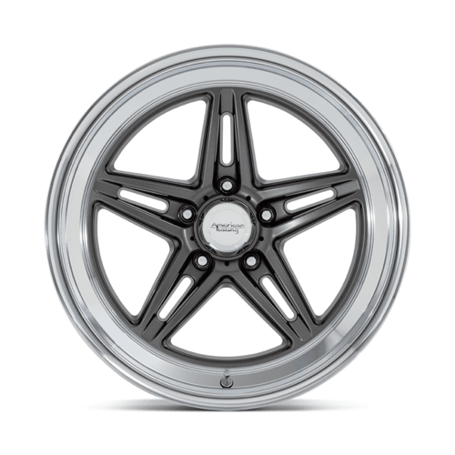 American Racing Vintage VN514 Groove Alloy Wheel with Diamond Cut Lip