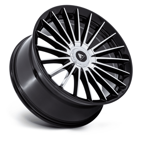 Asanti Black VICEROY 20x10.5 inch Gloss Black with Machined Face Wheel (Part No. AB048BD20054640)
