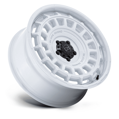Black Rhino Hard Alloys AWOL 17x8.5 Inch Gloss White Wheel - 6x139.7 Bolt Pattern, - 10 Offset