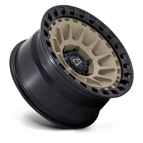Black Rhino Hard Alloys Barrage 17x8.5 5x127 - 10 Desert Sand on Matte Black Wheel