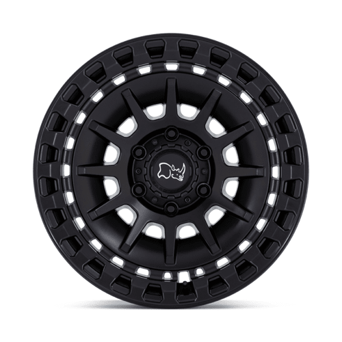 Black Rhino Hard Alloys BARRAGE 18x9 Matte Black Wheel with 5x127 Bolt Pattern and +0 Offset