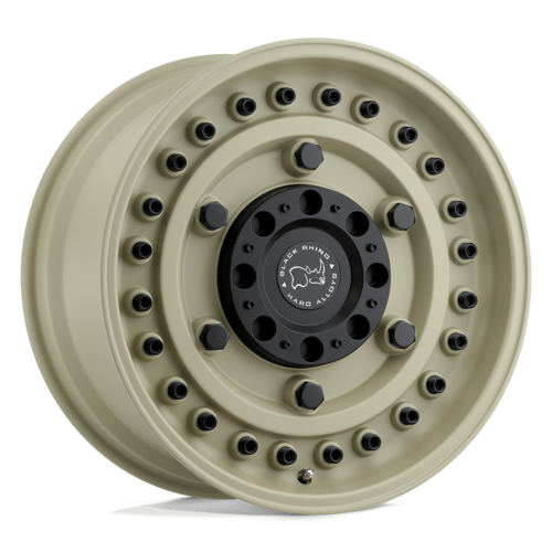 Black Rhino Hard Alloys BR Armory 17x9.5 Desert Sand Wheel - 6x135/6x139.7 Bolt Pattern, +6 Offset