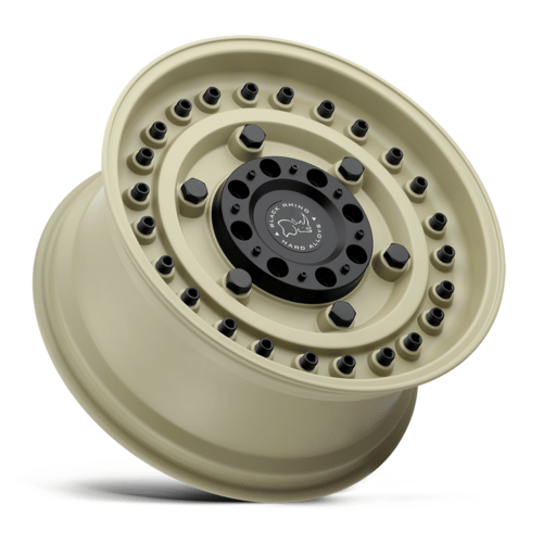 Black Rhino Hard Alloys BR Armory 17x9.5 Desert Sand Wheel - 6x135/6x139.7 Bolt Pattern, +6 Offset