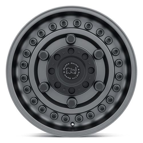 Black Rhino Hard Alloys BR Armory 18x9.5 Gun Black Wheel with 5x139.7/5x150 Bolt Pattern and +6 Offset