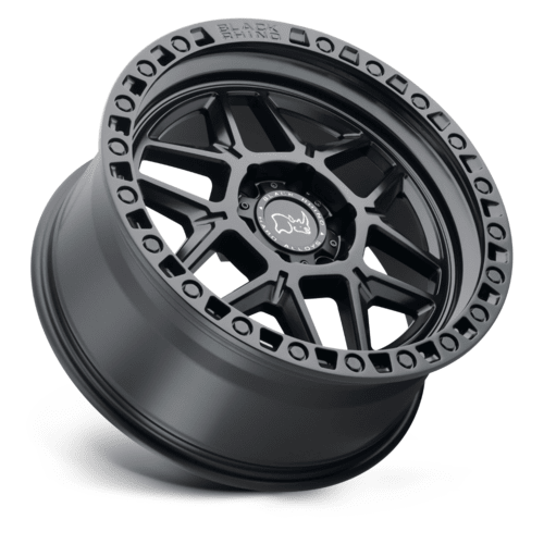 Black Rhino Hard Alloys BR KELSO 17x9 Matte Black Wheel with - 12 Offset and 6x139.7 Bolt Pattern