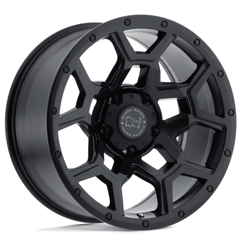 Black Rhino Hard Alloys BR Overland 17x8 Matte Black Alloy Wheel with 5x127 Bolt Pattern and +30 Offset