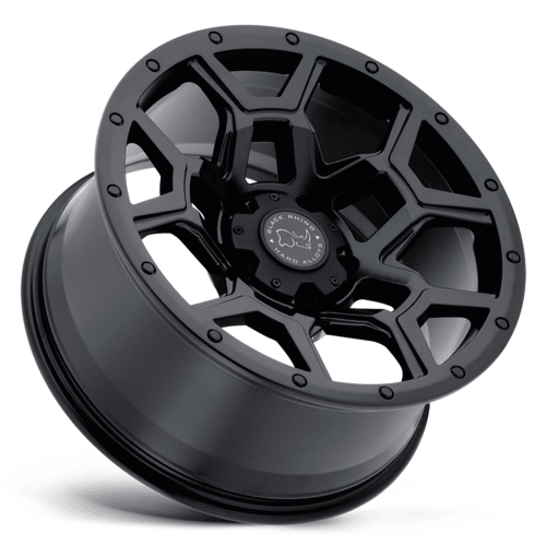 Black Rhino Hard Alloys BR Overland 17x8 Matte Black Alloy Wheel with 5x127 Bolt Pattern and +30 Offset
