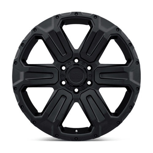 Black Rhino Hard Alloys BR WANAKA 17x8.5 Matte Black Wheel with 6x139.7 Bolt Pattern and +12 Offset