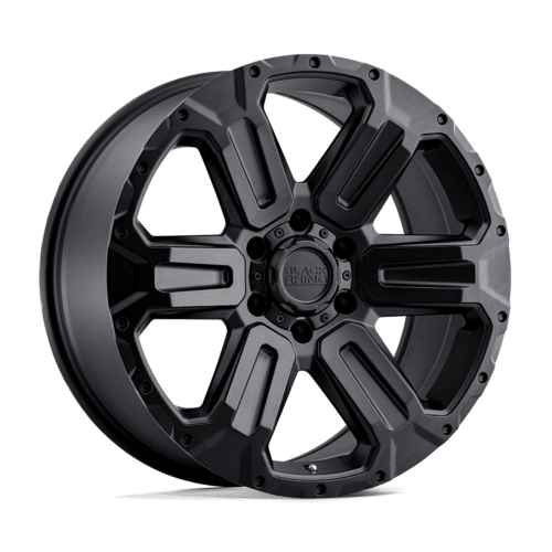 Black Rhino Hard Alloys BR WANAKA 20x9 Matte Black Wheel with 6x114.3 Bolt Pattern and +35 Offset