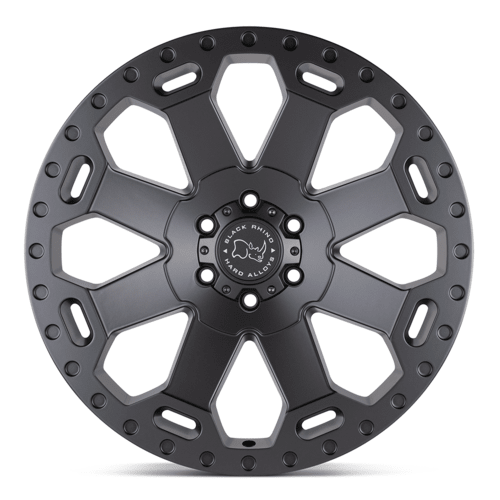 Black Rhino Hard Alloys BR WARLORD 18x9 Matte Gunmetal Off - Road Wheel with - 12 Offset
