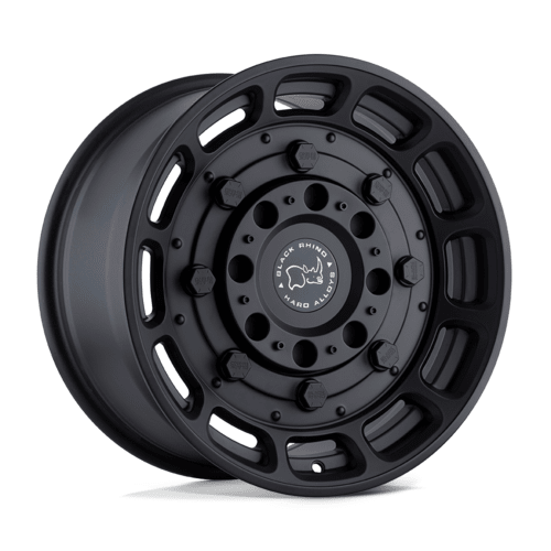 Black Rhino Hard Alloys BR Warthog 17x8.5 Matte Black Wheel - 5x114.3 Bolt Pattern, -18 Offset