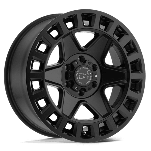 Black Rhino Hard Alloys BR YORK 17x8 Matte Black Wheel with 5x120 Bolt Pattern and +35 Offset