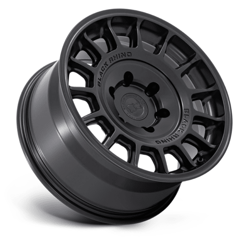 Black Rhino Hard Alloys BR015 VOLL 17x8 Matte Black Wheel with 5x108 Bolt Pattern and +38 Offset